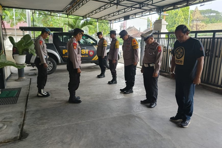 Antisipasi Gangguan Kamtibmas, Polsek Balerejo Gelar Apel Pamwil Terkait Kegiatan Perguruan Silat