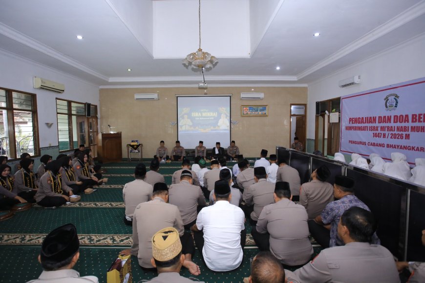 Peringati Isra Mi'raj 1447 H, Polres Madiun Tekankan Integritas dan Teladani Akhlak Rasulullah dalam Melayani Masyarakat