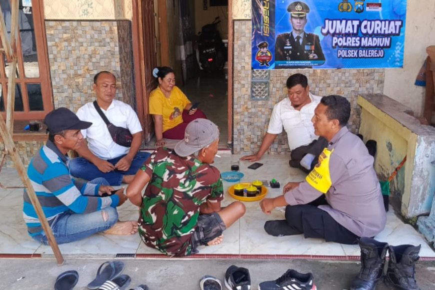 Polsek Balerejo Gelar "Jumat Curhat" di Desa Garon, Serap Aspirasi Warga Terkait Keamanan Lingkungan